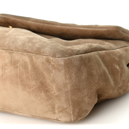 Saint Laurent Suede Large Calypso Dry Grain 10 of 10