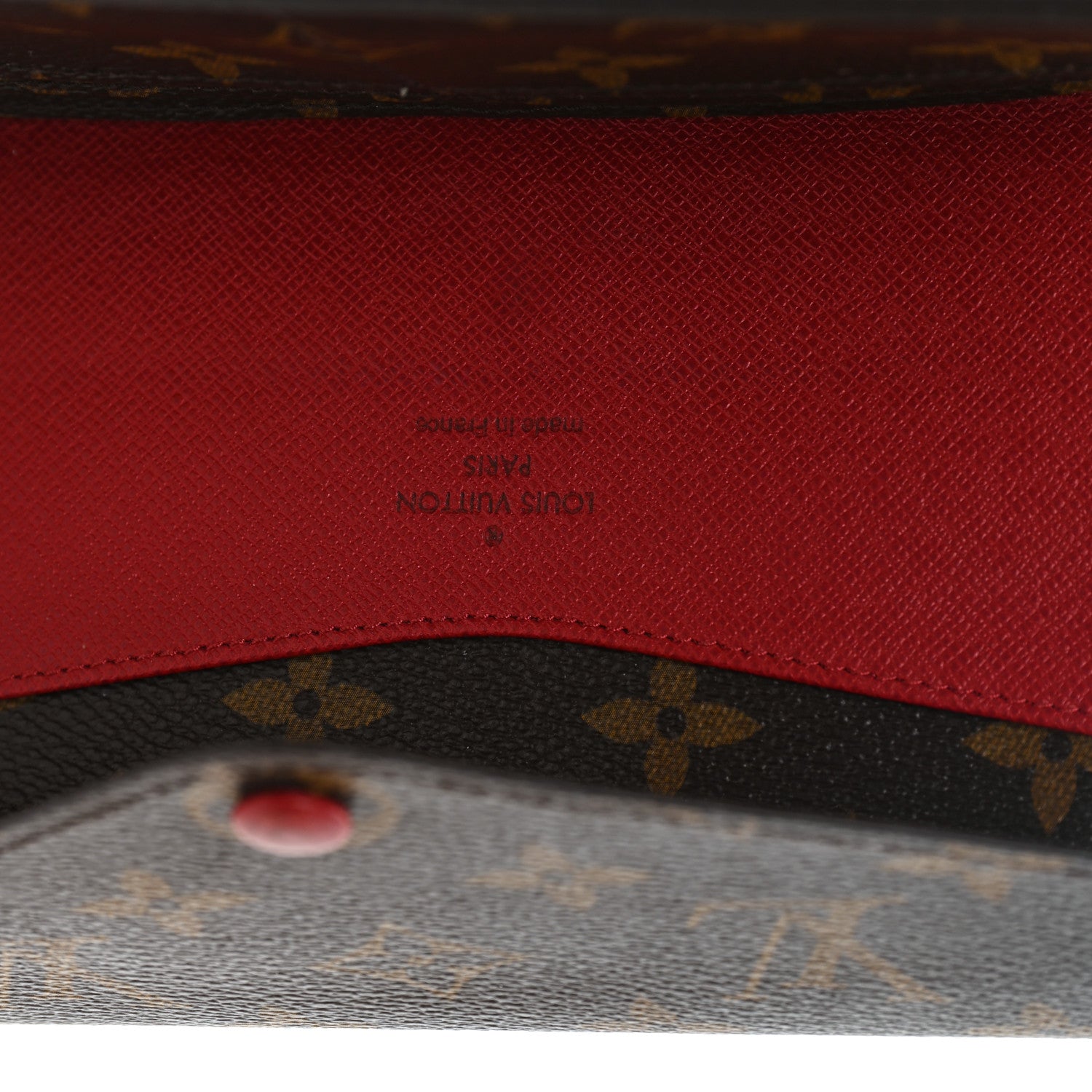 Louis Vuitton Monogram Josephine Wallet Red 6 of 7