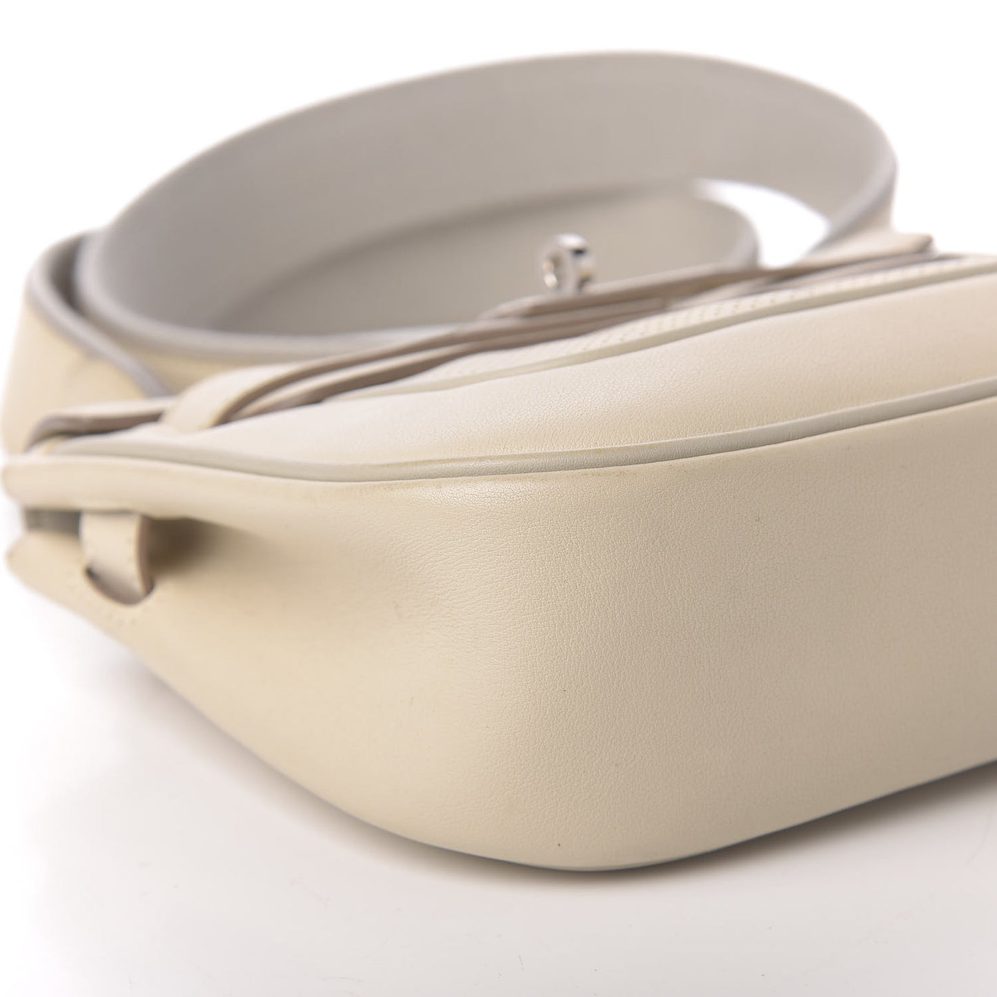 Veau Swift Mini Sac Berline Craie Gris Perle