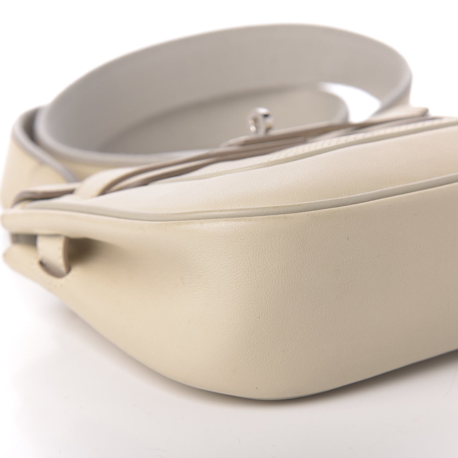 Hermes Veau Swift Mini Sac Berline Craie Gris Perle 6 of 9