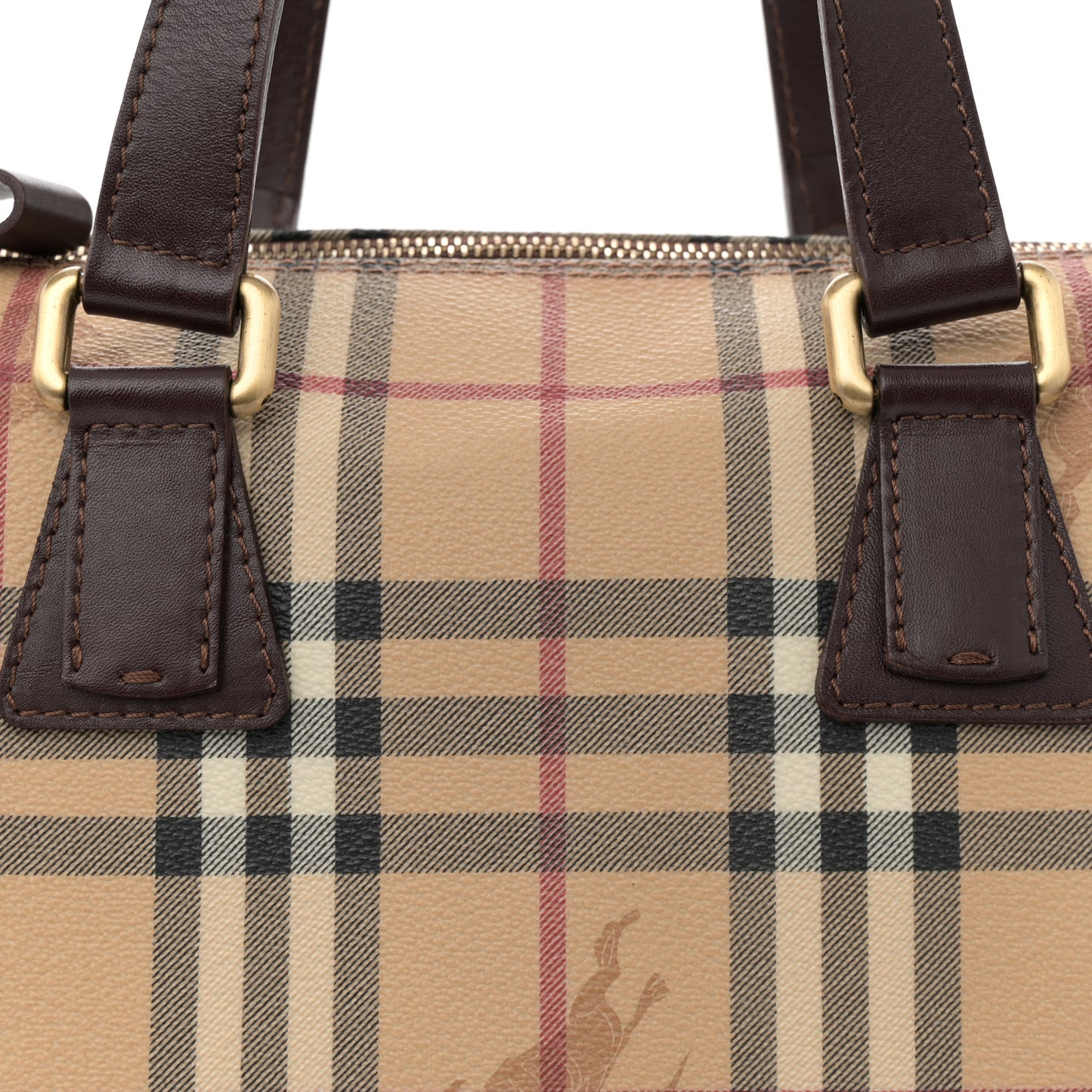 Haymarket Check Studded Bowler Brown