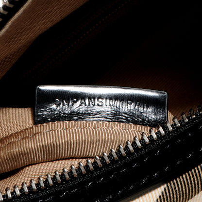 Burberry Supernova Check Chester Bowling Bag Black 7 of 9
