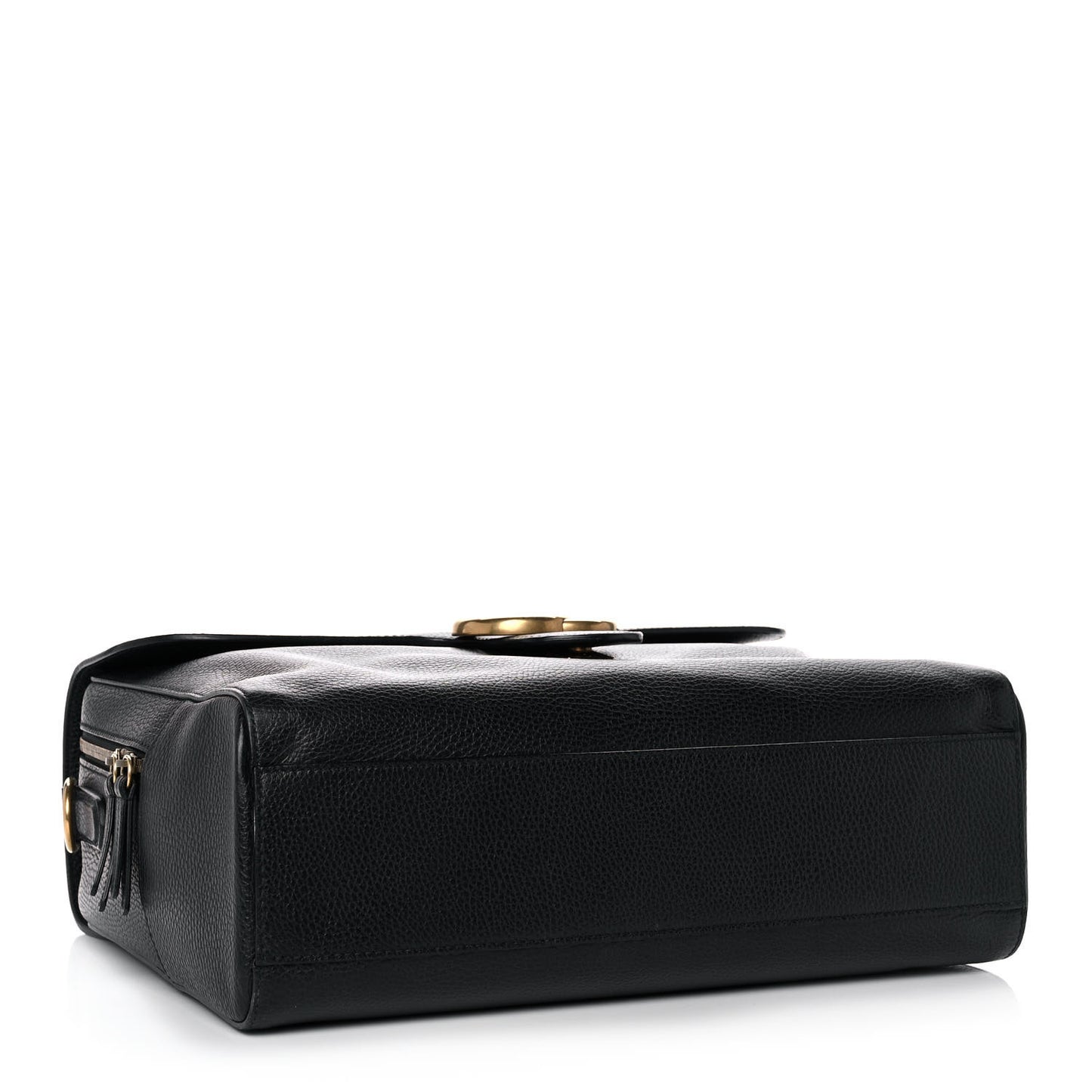 Dollar Calfskin GG Marmont Briefcase Black