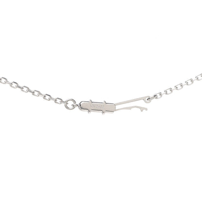 Cartier 18K White Gold Diamond Large Hearts and Symbols Pendant Necklace 6 of 6