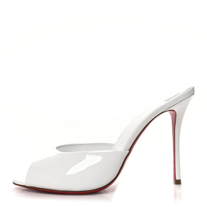 Christian Louboutin Patent Me Dolly 100 Sandals 38.5 White 1 of 7