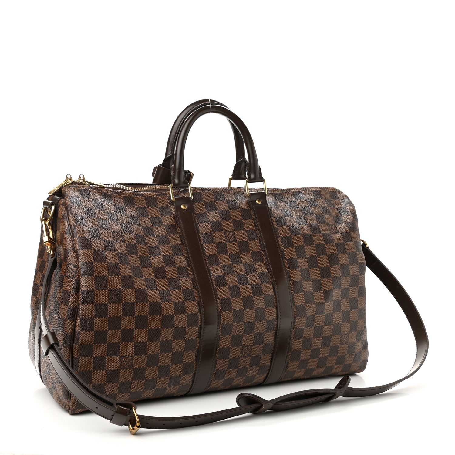 Louis Vuitton Damier Ebene Keepall Bandouliere 45 3 of 10