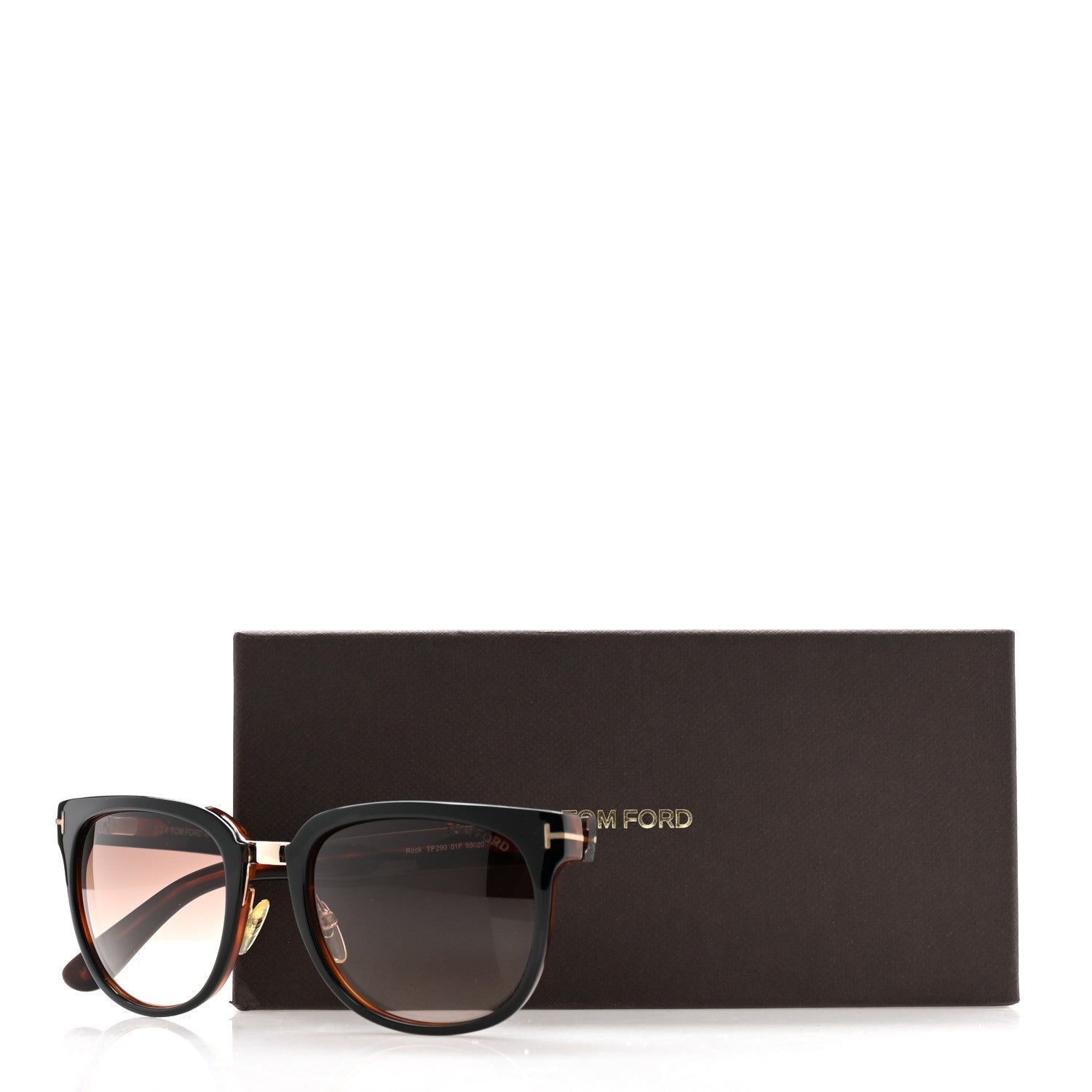 ■極美品■ TOM FORD トムフォード ROCK TF290 01F 55□20 145 サングラス メガネ 眼鏡 レディース メンズ ブラウン系 FB0809 Tom Ford Acetate Rock Sunglasses TF290 Black 1662110 – FASHIONPHILE