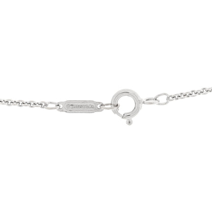 Tiffany 18K White Gold Diamond Atlas Bar Pendant Necklace 4 of 4