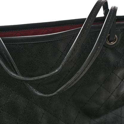 Chanel Grained Calfskin Large Shopping Fever Tote Black 12 of 14