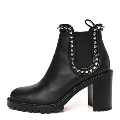 Christian Louboutin Nappa Spiked Capahutta 70 Chelsea Boots 40 Black 1 of 8
