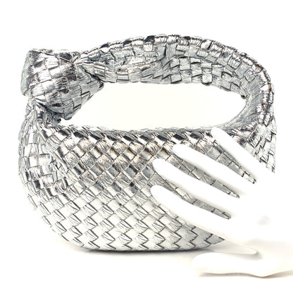 Bottega Veneta Metallic Nappa Intrecciato Mini Jodie Silver 2 of 11