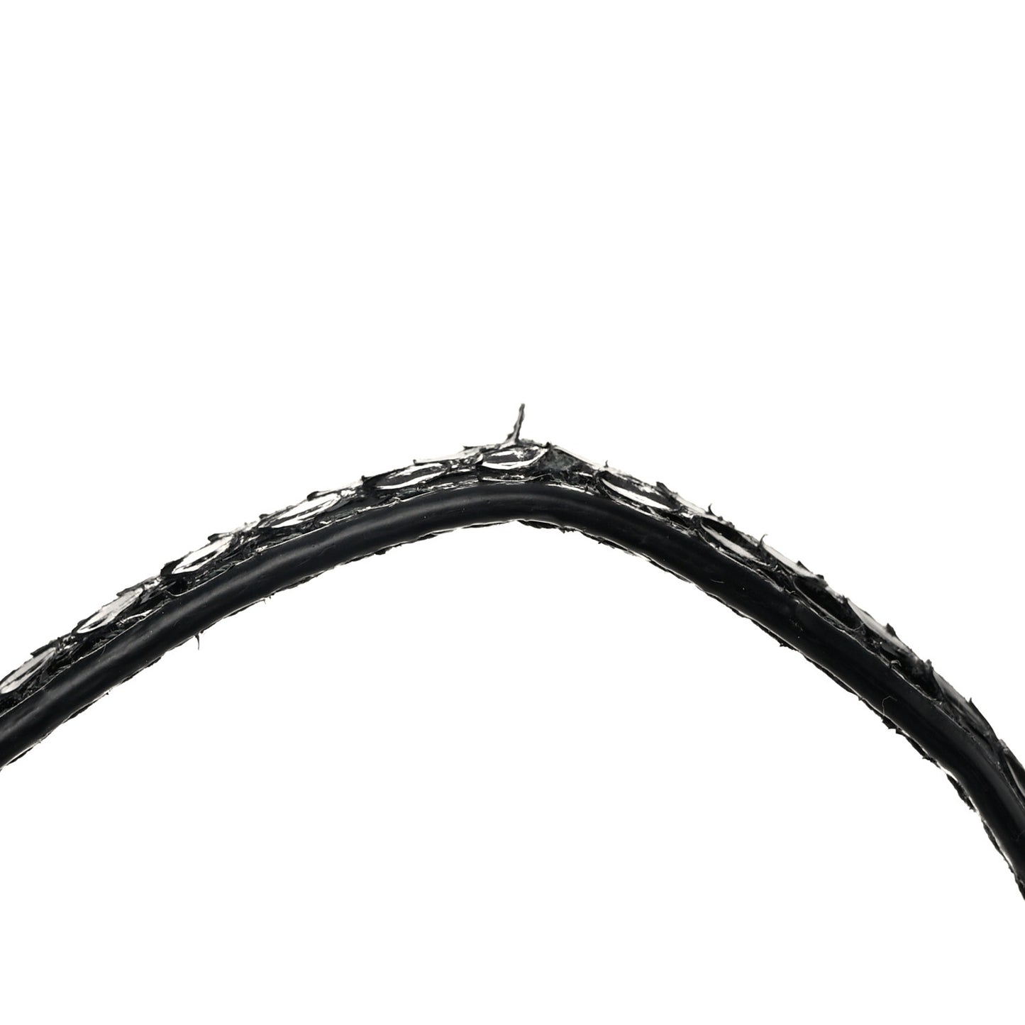 Metallic Wool Woven Patent Ayers Olimpia Knot Silver Black