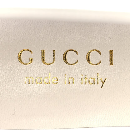 Gucci Video Net Nappa Horsebit Ballerina Flats 39 Great White 8 of 10