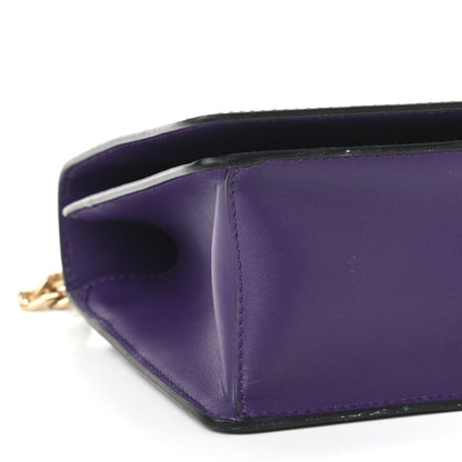 Prada Saffiano Soft Calfskin Chain Crossbody Bag Viola 7 of 10