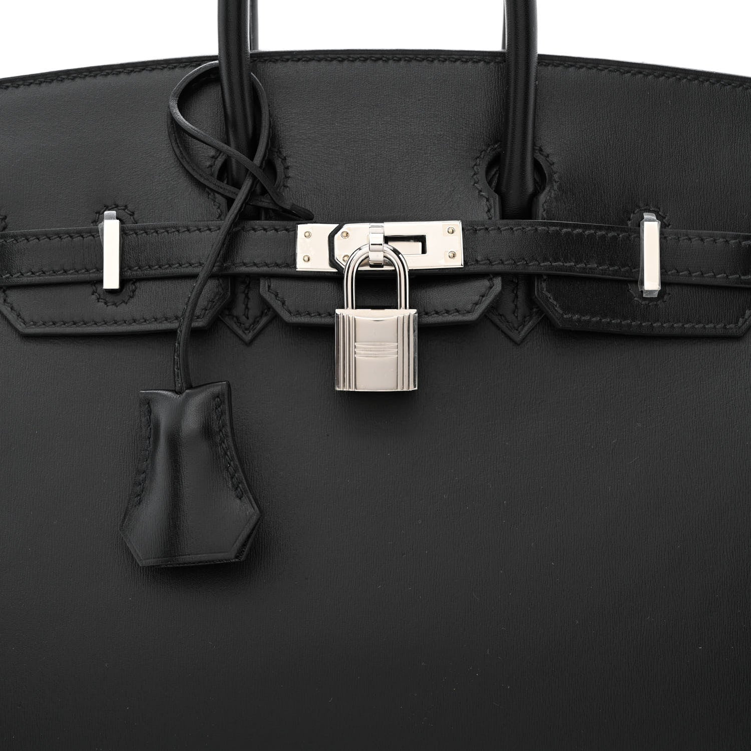 Hermes Box Birkin Sellier 25 Black 8 of 13