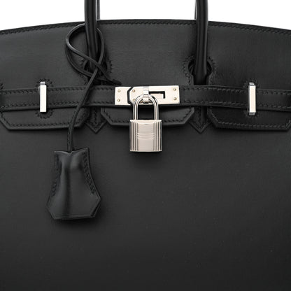 Hermes Box Birkin Sellier 25 Black 8 of 13
