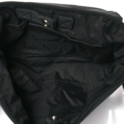 Balenciaga Nylon Logo Embroidered Army Messenger Bag Black 5 of 9