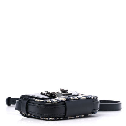 Christian Dior Oblique Smooth Calfskin Nano Pouch Beige Black 4 of 8