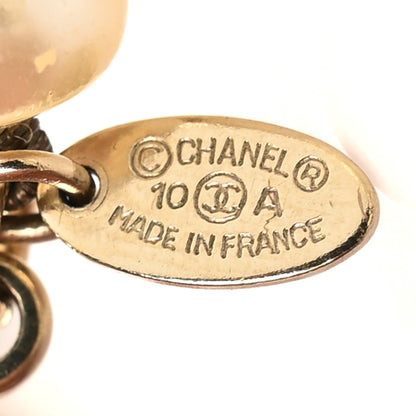 Chanel Graduated Pearl CC Double Strand Belt 85 Gold 4 of 4