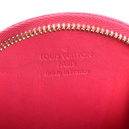 Louis Vuitton Vernis Roses Chapeau Coin Purse Rose Pop 6 of 7