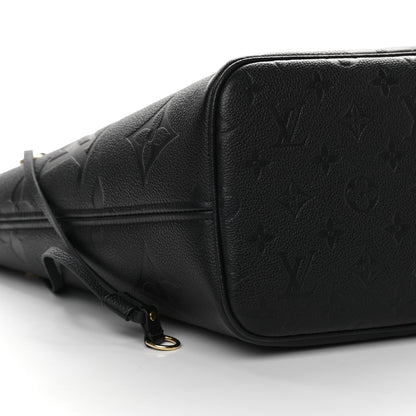 Louis Vuitton Empreinte Monogram Giant Neverfull MM Black 8 of 9