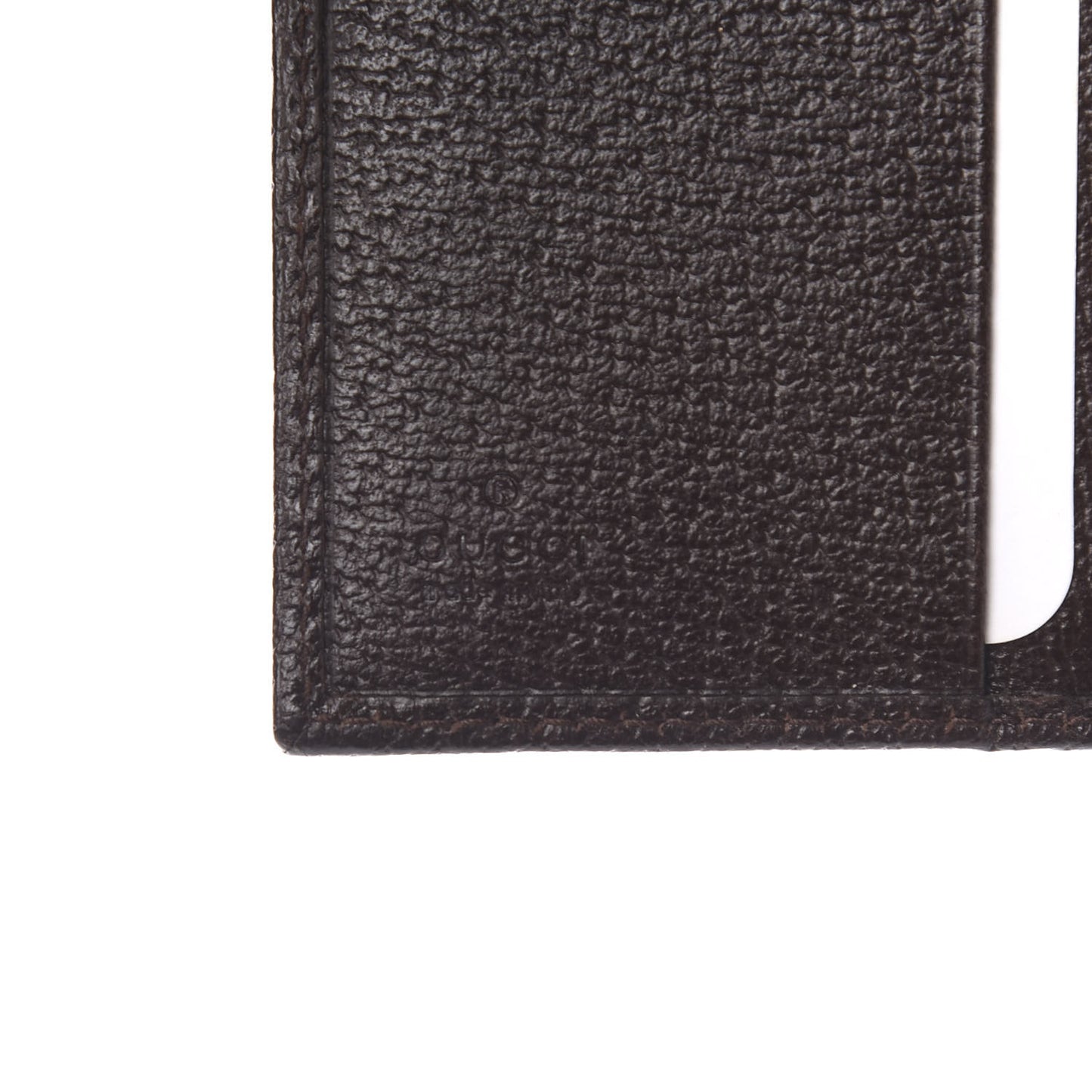 GG Monogram Bi-Fold Wallet Dark Brown