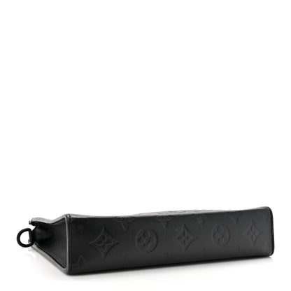 Louis Vuitton Calfskin Monogram Shadow Gaston Wearable Wallet 4 of 12