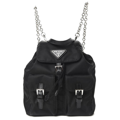 Prada Nylon Vela Mini Crossbody Backpack Black 1 of 9