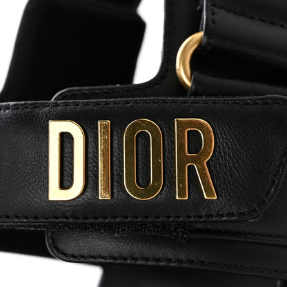 Christian Dior Lambskin Dioract 10mm Sandals 38 Black 10 of 10