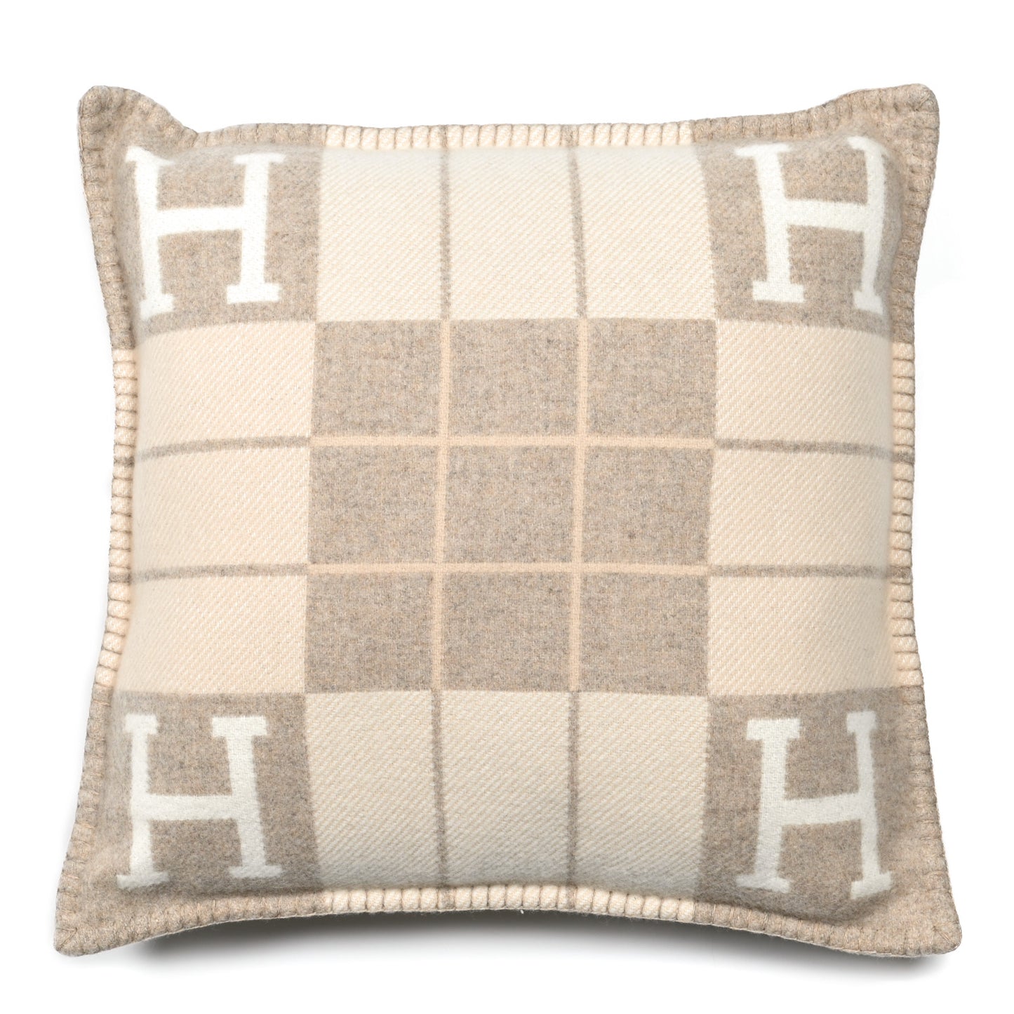 Wool Cashmere Avalon III Pillow PM Coco Camomille