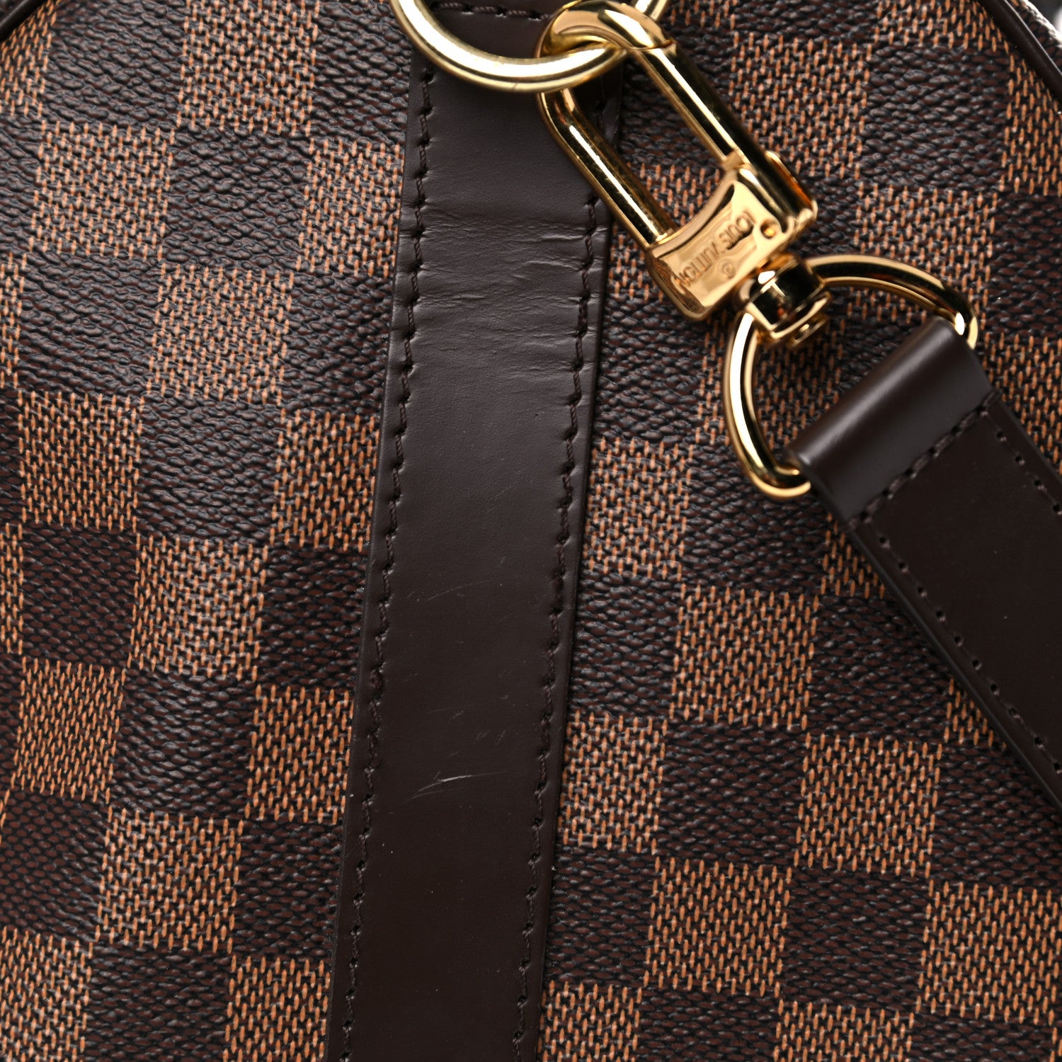 Louis Vuitton Damier Ebene Keepall Bandouliere 55 15 of 19