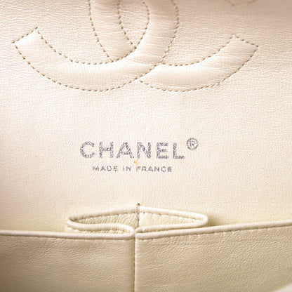 Chanel Caviar Quilted Medium Double Flap White 5 of 10