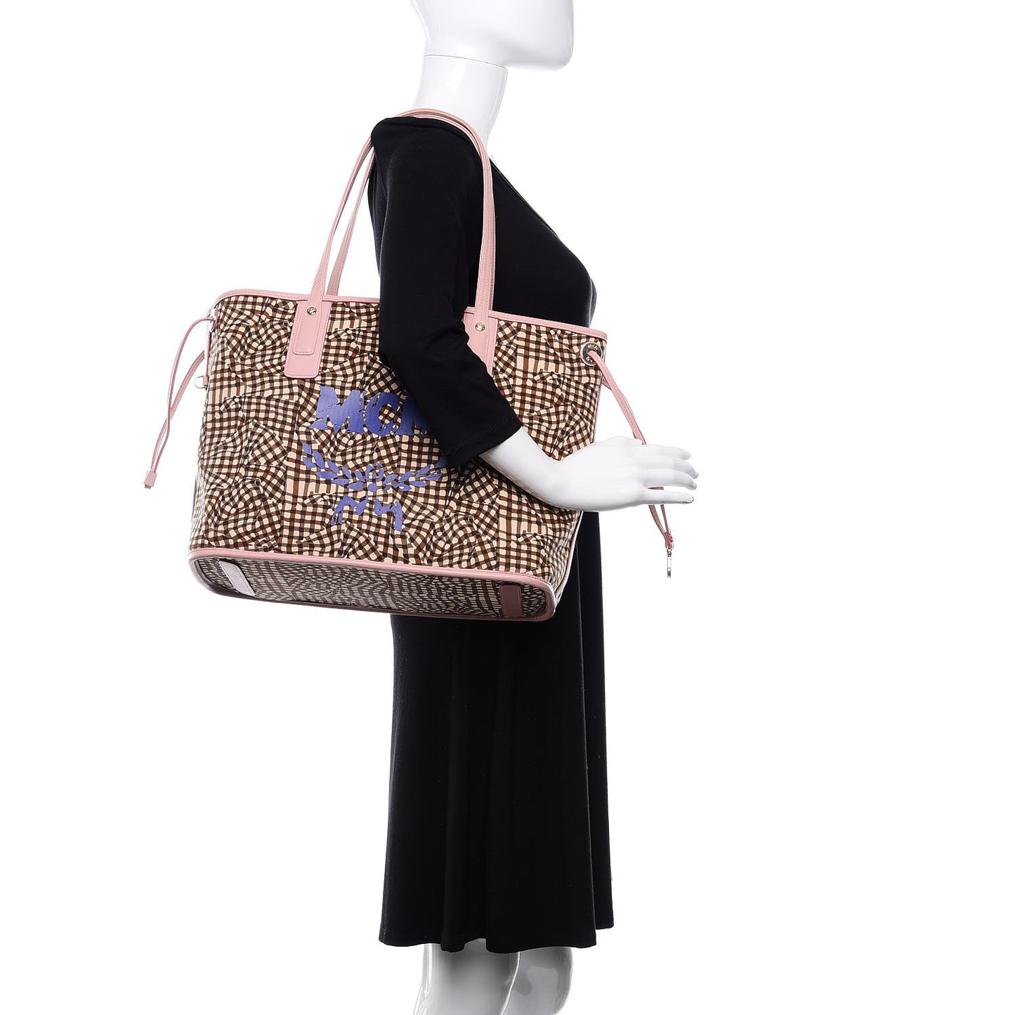 Visetos Medium Liz Reversible Shopper Tote Soft Pink