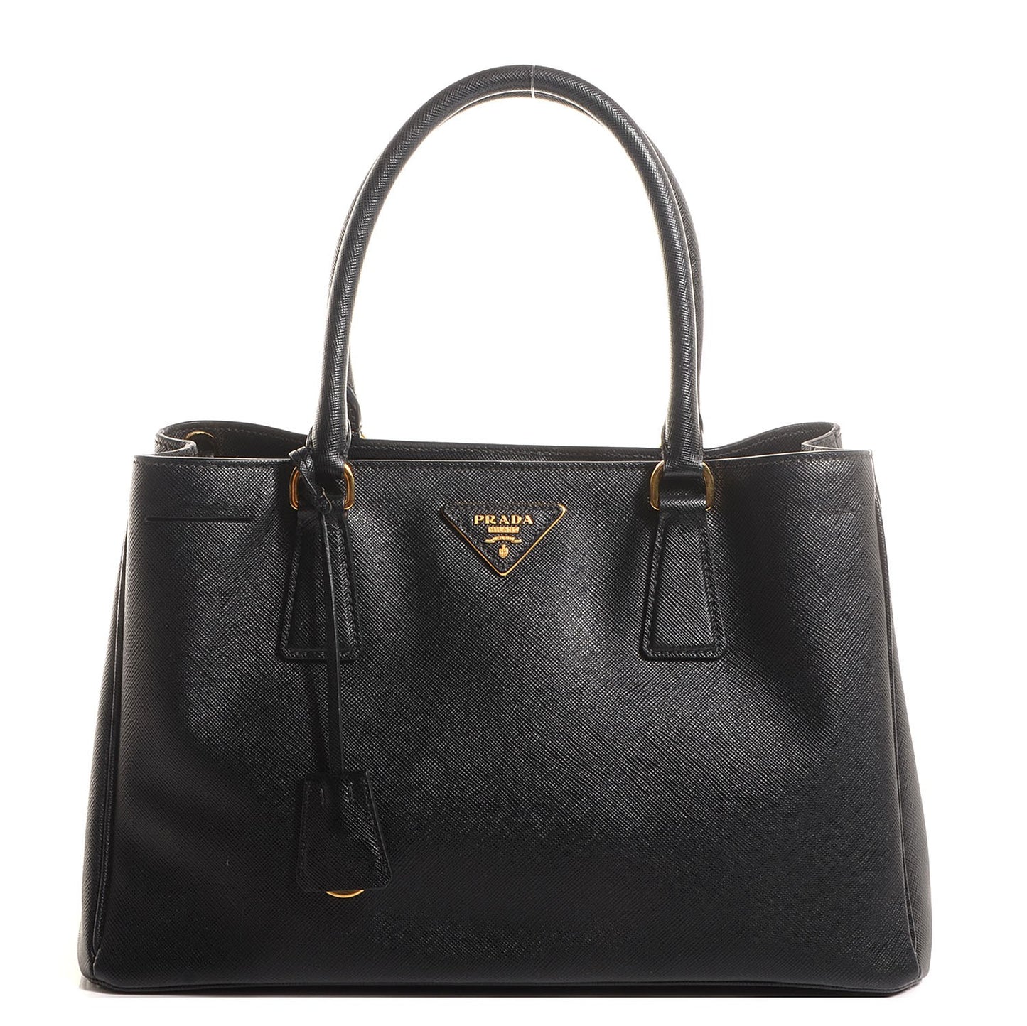 Saffiano Lux Medium Tote Nero Black