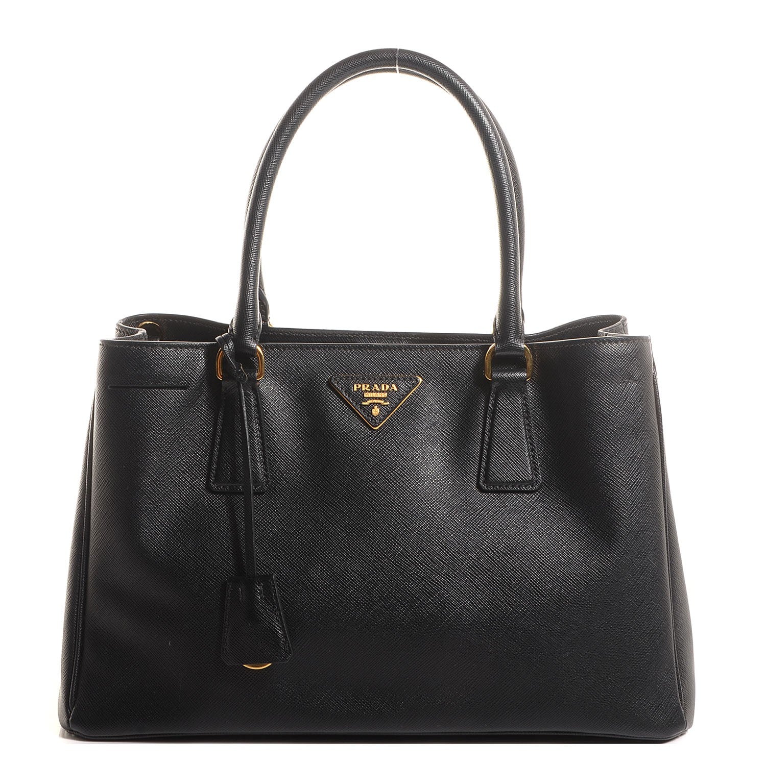 Prada Saffiano Lux Medium Tote Nero Black 1 of 10