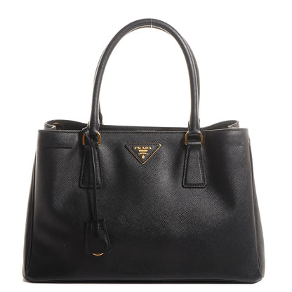 Prada Saffiano Lux Medium Tote Nero Black 1 of 10
