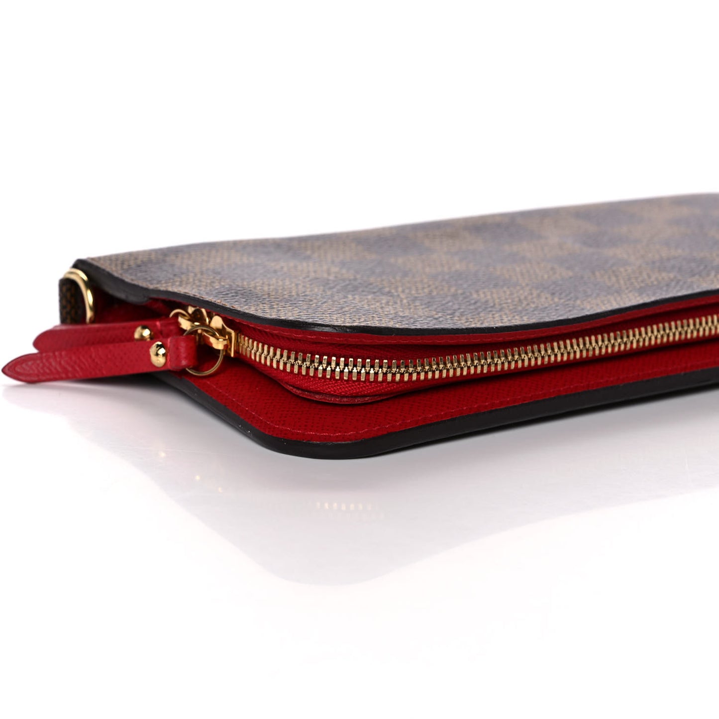 Damier Ebene Insolite Wallet Red