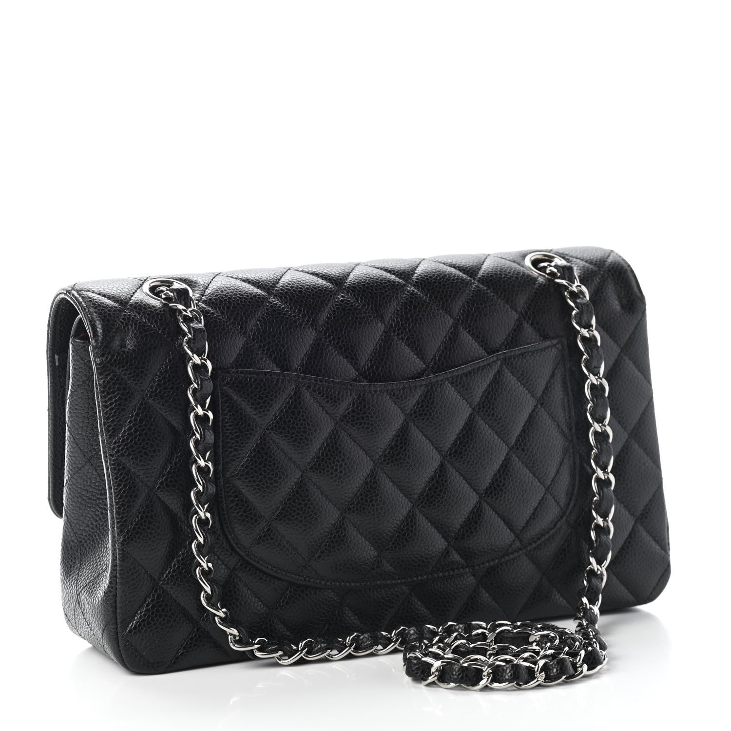 Chanel Caviar Quilted Medium Double Flap Black 3 of 9