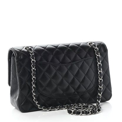 Chanel Caviar Quilted Medium Double Flap Black 3 of 9