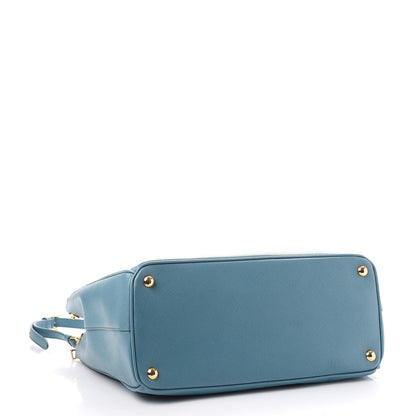 Prada Saffiano Medium Galleria Double Zip Tote Aviazione 4 of 8