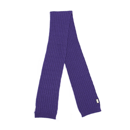 Gucci Wool Knit Shine Reg Scarf Parma Violet Dark Purple 4 of 4