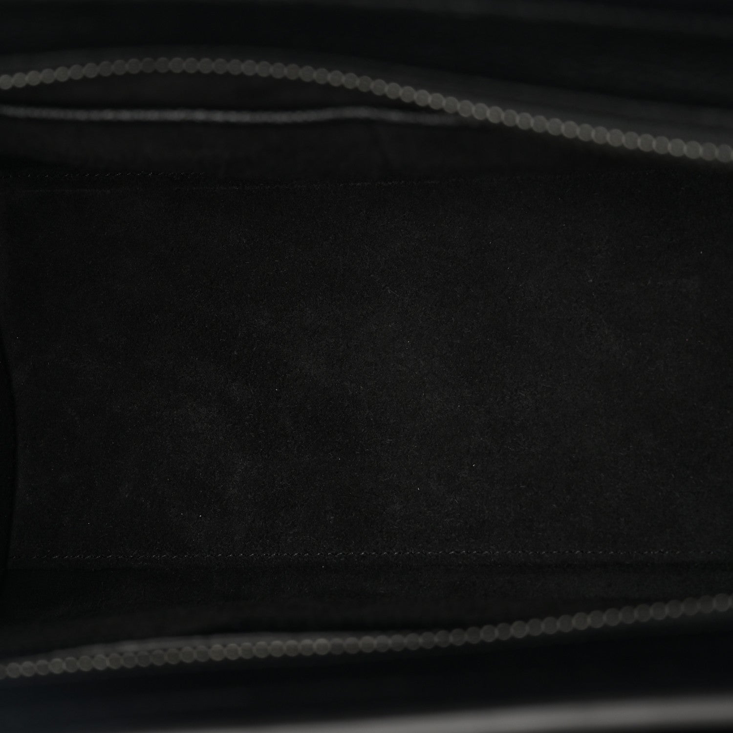 Celine Drummed Calfskin Micro Luggage Black 5 of 9