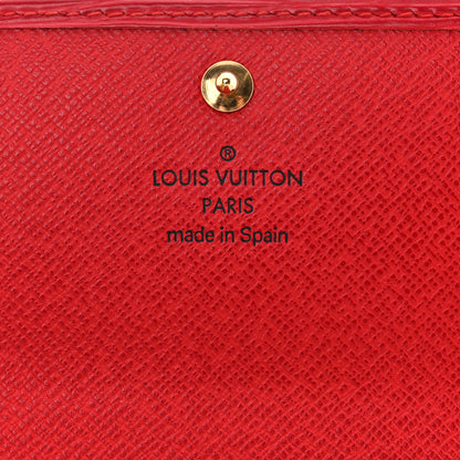 Louis Vuitton Epi Porte Tresor International Wallet Castillan Red 7 of 11