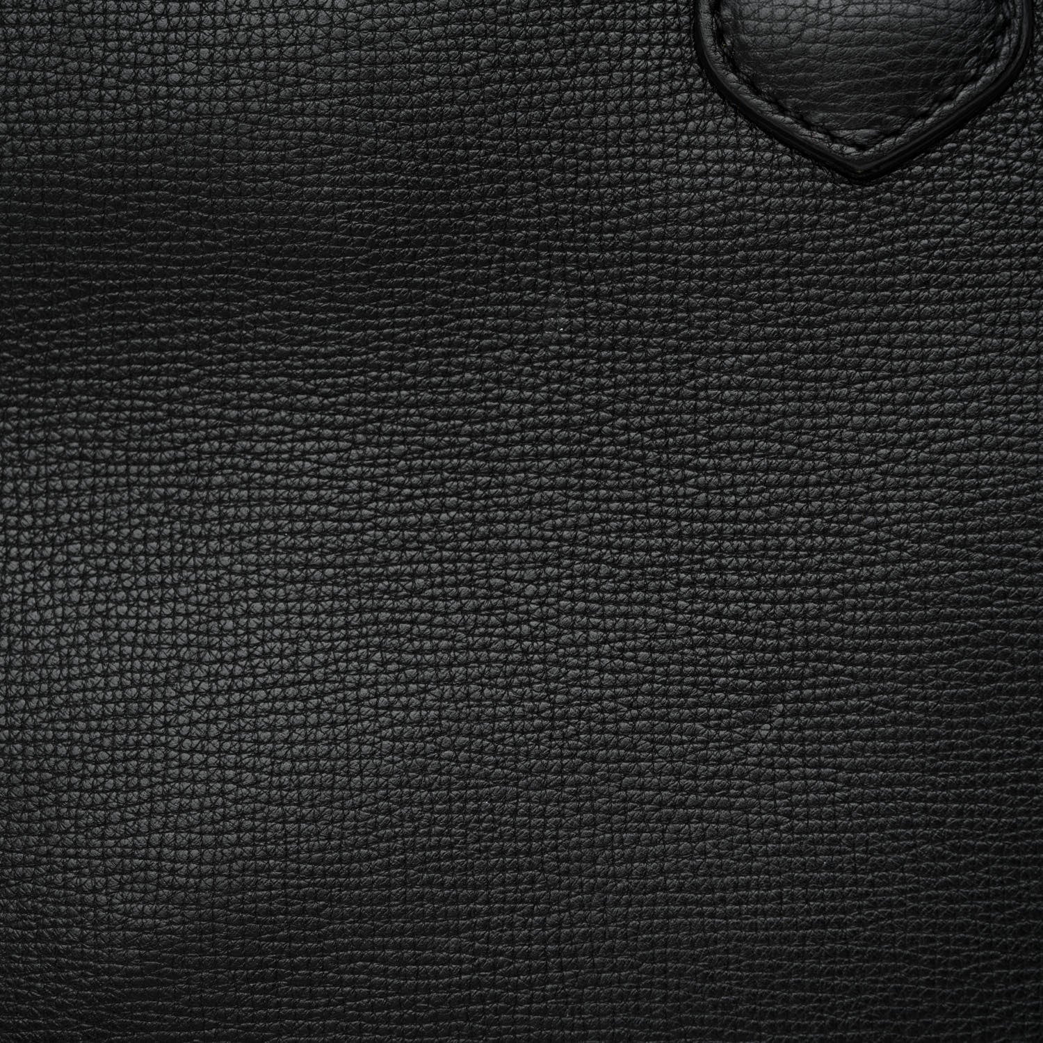Burberry Grainy Calfskin House Check Large Banner Tote Black 20 of 21