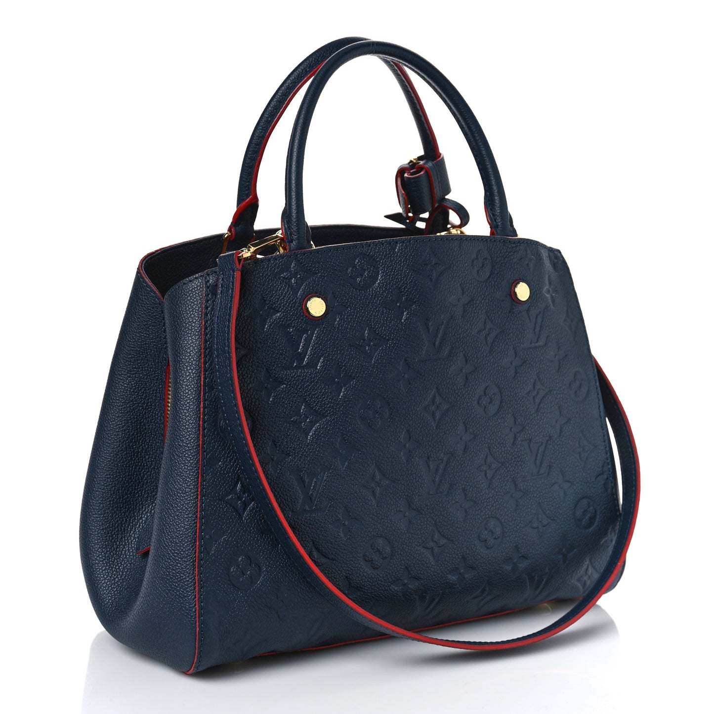 Empreinte Montaigne MM Marine Rouge