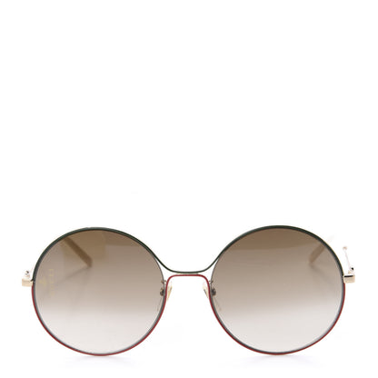 Gucci Round Sunglasses GG0395S Red Green 2 of 8