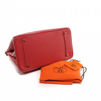 Hermes Epsom Birkin 35 Rouge 7 of 8