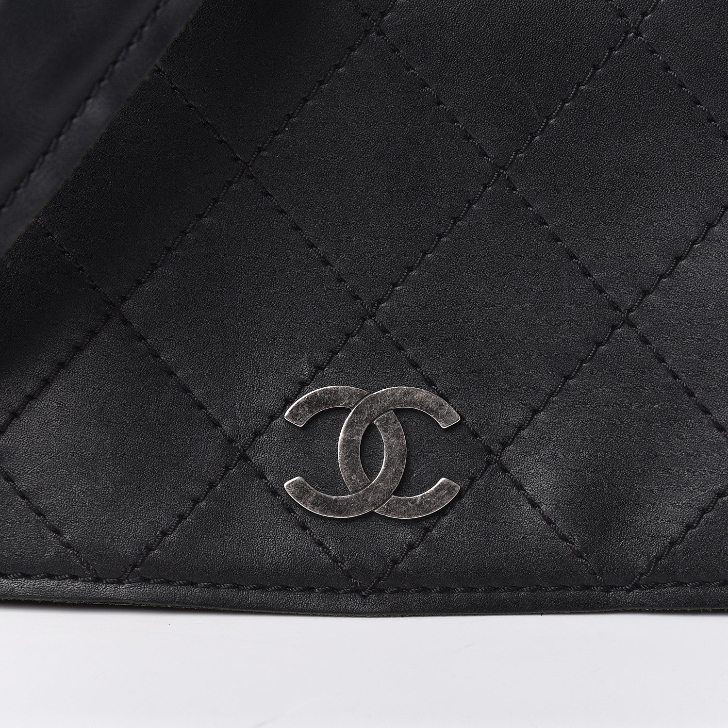 Chanel Calfskin Stitched Small Highlander Messenger Black 15 of 15