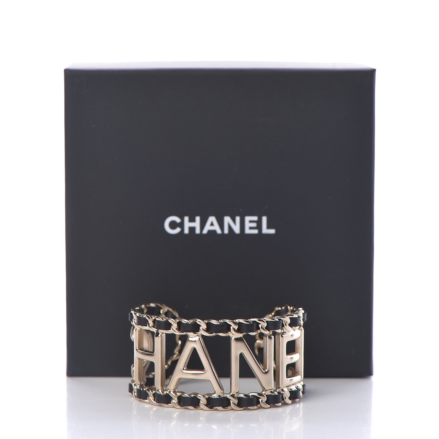 Chanel Lambskin Chain Vintage Allure Bracelet Gold 6 of 6