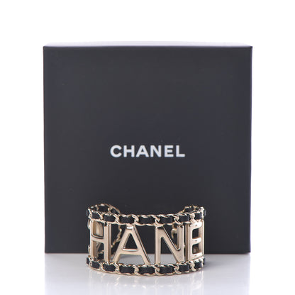 Chanel Lambskin Chain Vintage Allure Bracelet Gold 6 of 6